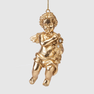 Champagne Gold Cherub Ornament – Tapestry Gallery Collection
