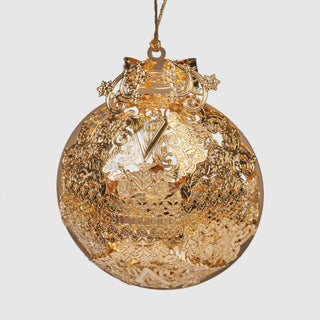 Three-Dimensional Half Ball Biltmore House Ornament