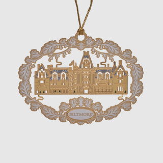 Oval Scroll-Framed Biltmore House Ornament