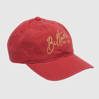 Script Logo Hat in Holiday Red