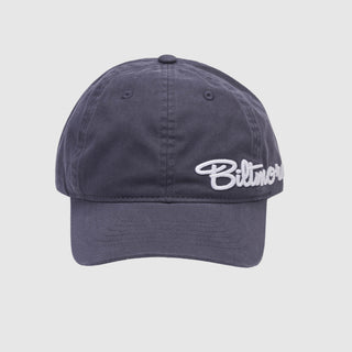 Biltmore Hat – Navy Blue, White Script