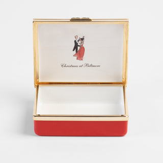 Biltmore® Banquet Hall Red Enamel Box by Halcyon Days