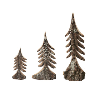 Hand-Carved Wood Tree