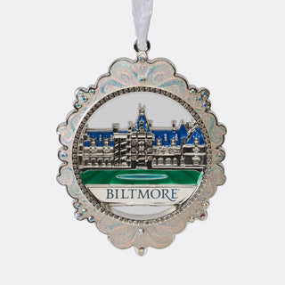 Christmas at Biltmore Round Crystal Ornament – Biltmore House