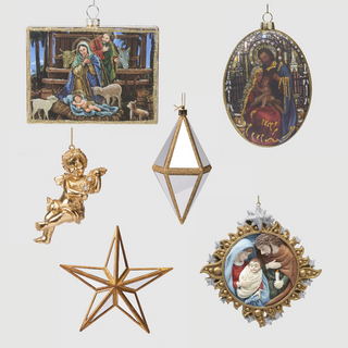 Tapestry Gallery Christmas Ornament 6-Piece Set