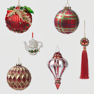 Banquet Hall Christmas Ornament 6-Piece Set