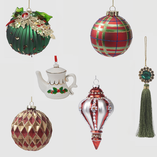 Banquet Hall Christmas Ornament 6-Piece Set